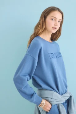 HI&BYE Sudadera felpa algodón