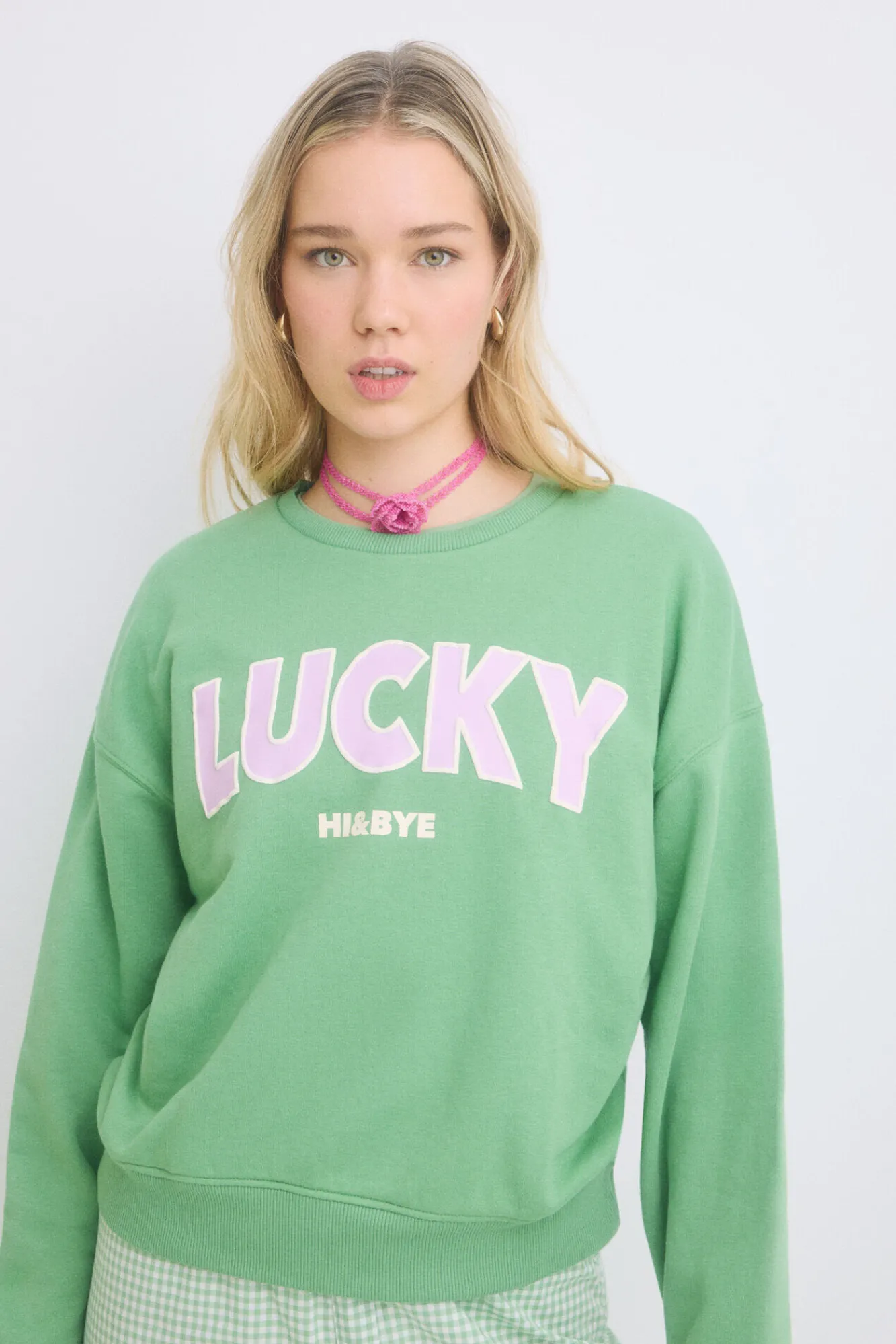 HI&BYE Sudadera felpa algodón