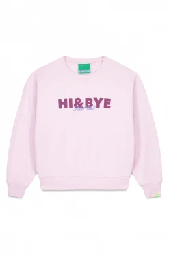 HI&BYE Sudadera felpa lisa