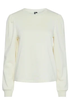 Pieces Sudadera lisa con fruncido