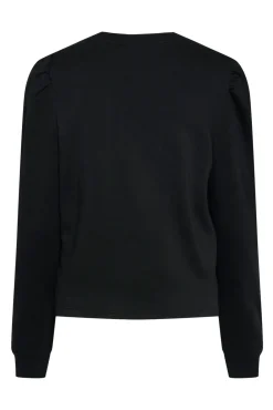 Pieces Sudadera lisa con fruncido