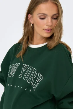 Only Maternity Sudadera maternity detalle texto frontal