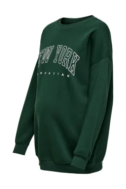 Only Maternity Sudadera maternity detalle texto frontal