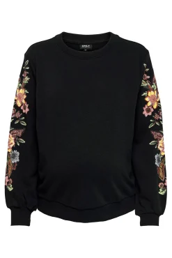 Only Maternity Sudadera maternity detalles florales