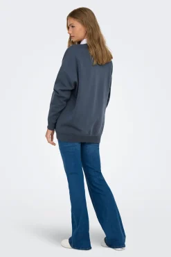 Only Maternity Sudadera maternity detalle texto frontal