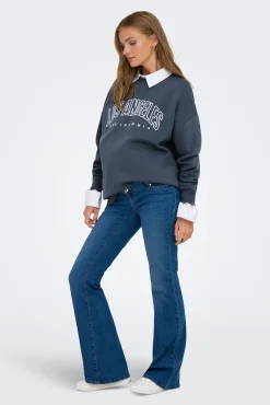 Only Maternity Sudadera maternity detalle texto frontal