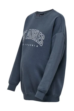 Only Maternity Sudadera maternity detalle texto frontal