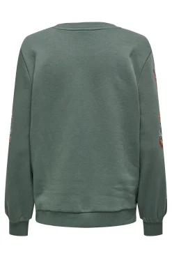 Only Maternity Sudadera maternity detalles florales