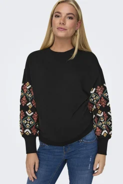 Only Maternity Sudadera oversized premamá con detalle en mangas