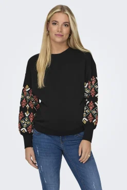 Only Maternity Sudadera oversized premamá con detalle en mangas