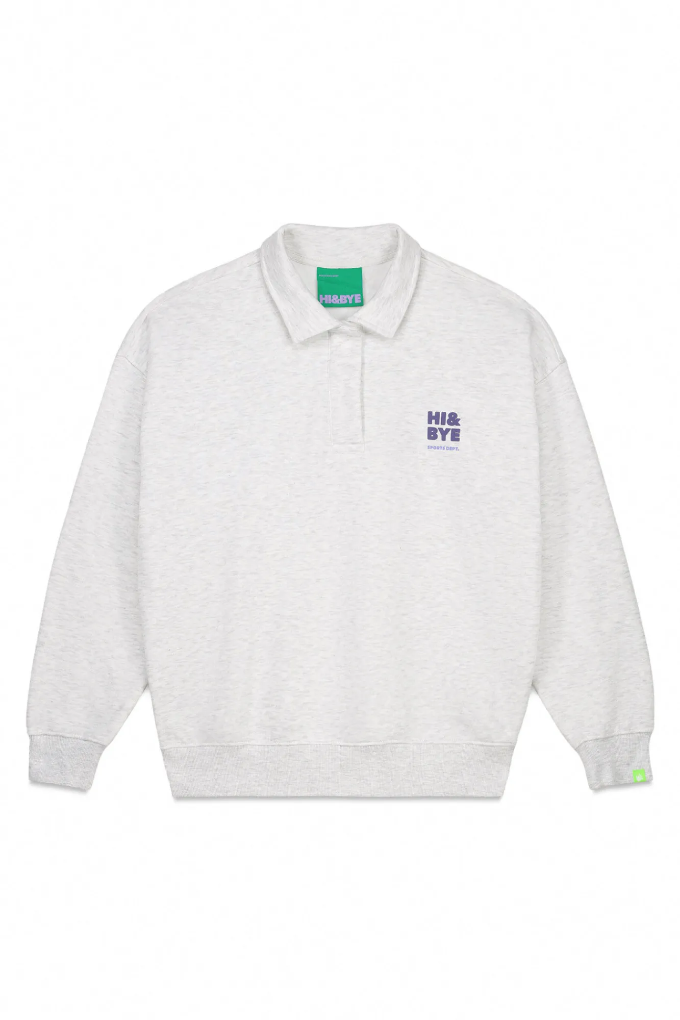 HI&BYE Sudadera polo felpa oscuro