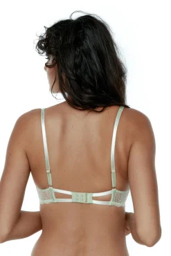 Black Limba Sujetador bralette tul bordado y satén Dew