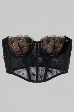 Gisela Sujetador bustier bordado