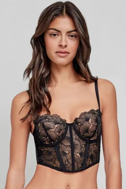 Gisela Sujetador bustier bordado