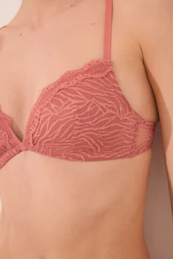Women'secret Sujetador CHARMING microfibra print cebra