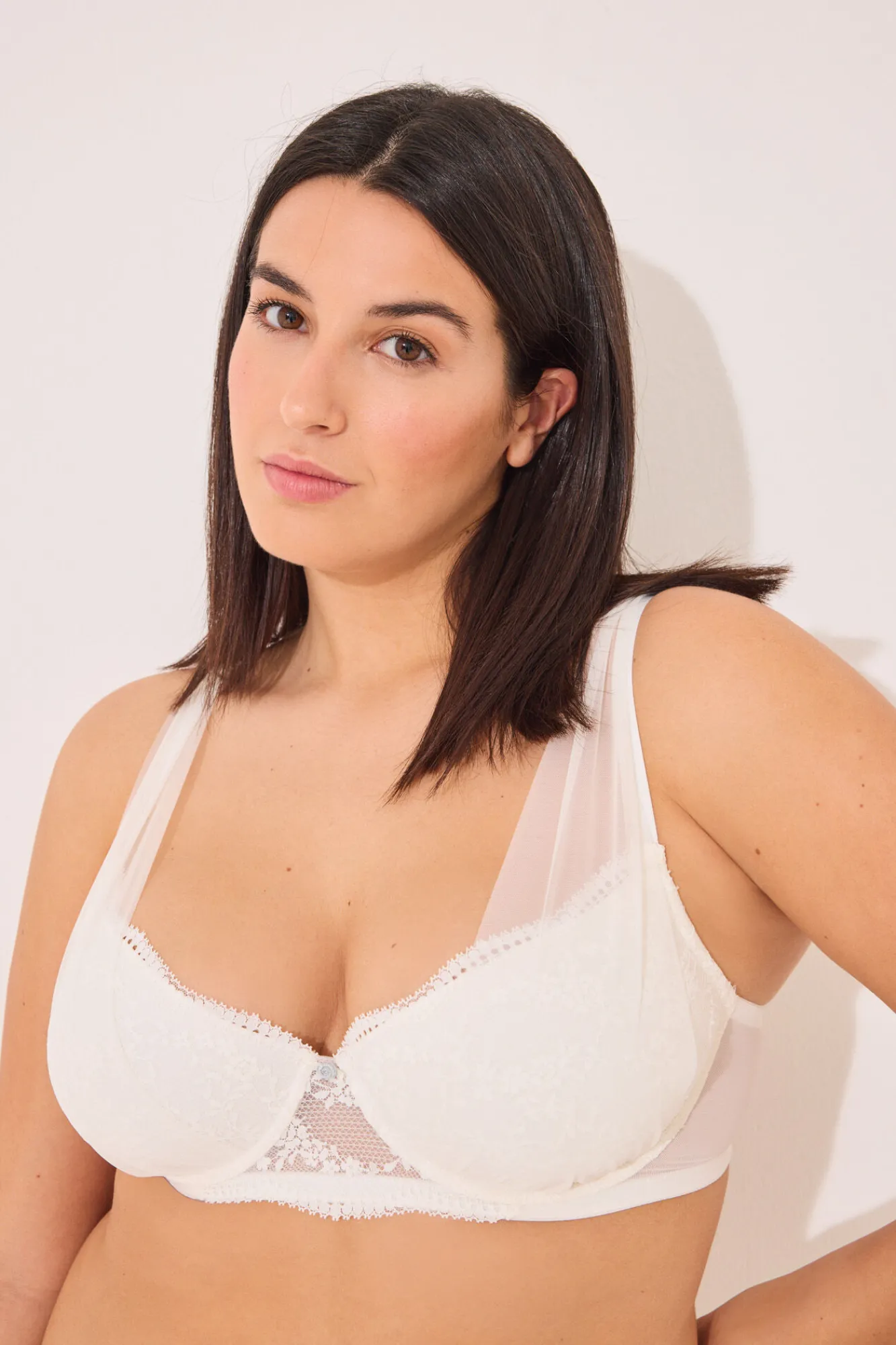 Women'secret Sujetador clásico BEAUTIFUL encaje blanco