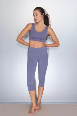 Dash and Stars Sujetador deportivo COMPRESSIVE morado