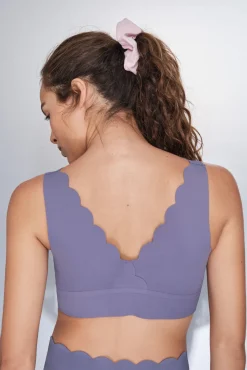 Dash and Stars Sujetador deportivo COMPRESSIVE morado