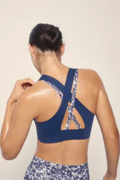 Dash and Stars Sujetador deportivo COMPRESSIVE detalle print