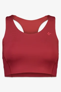 Dash and Stars Sujetador deportivo 4D Stretch granate