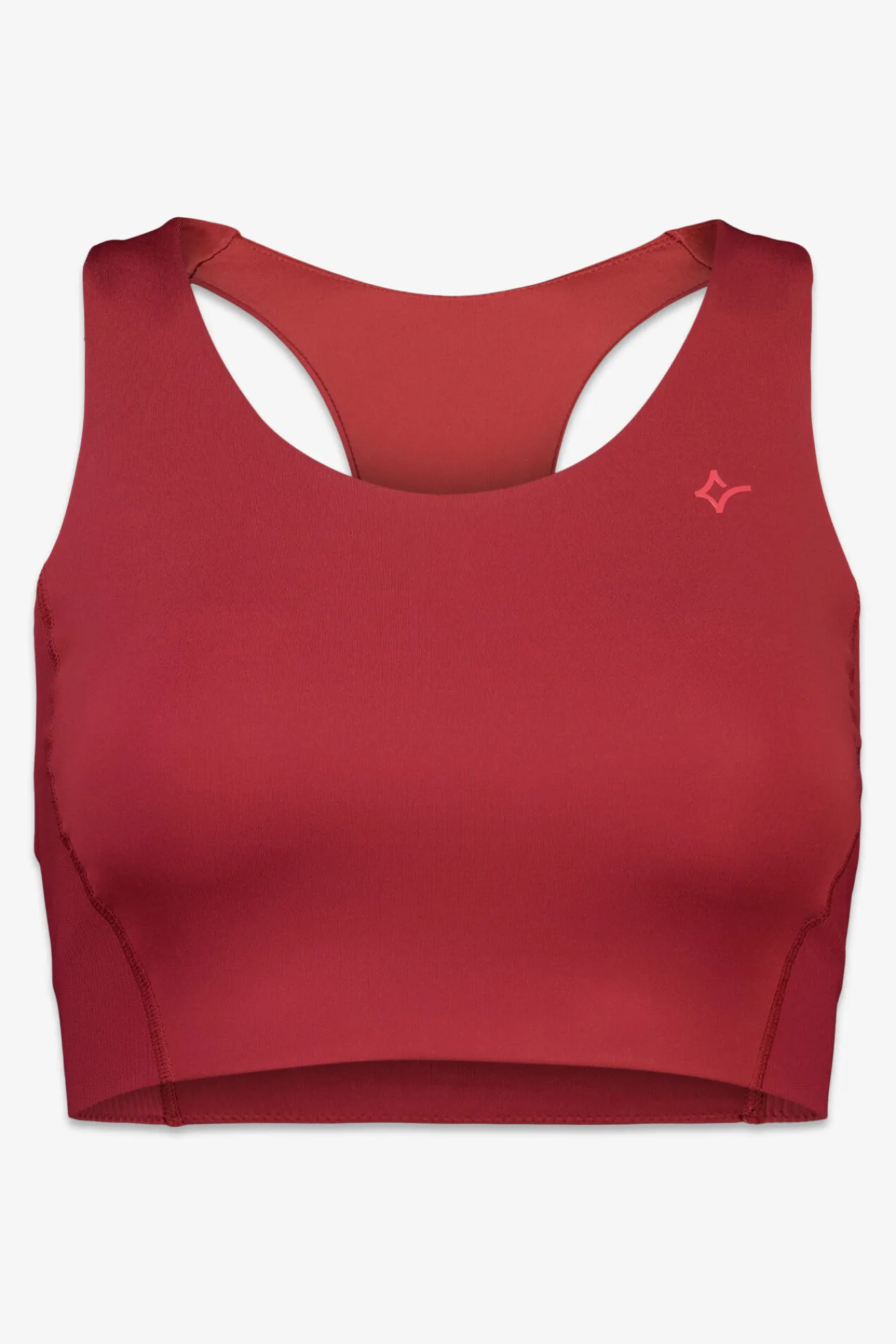 Dash and Stars Sujetador deportivo 4D Stretch granate