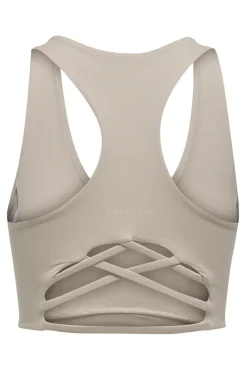 Only Play Sujetador deportivo de tirantes beige