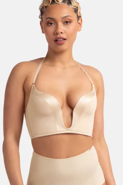 Dorina Sujetador multiposición escote profundo nude