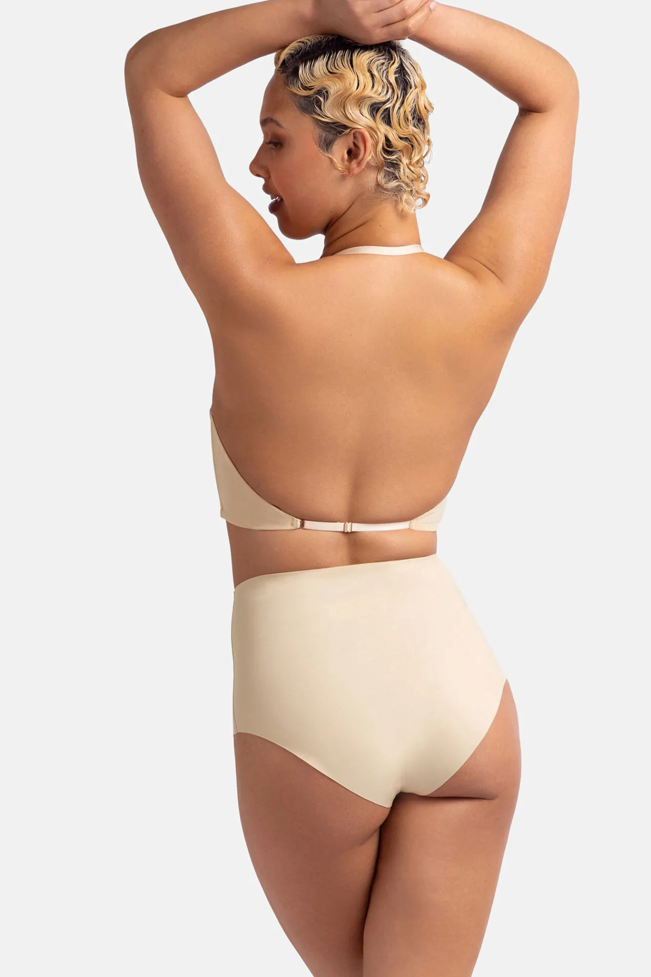 Dorina Sujetador multiposición escote profundo nude