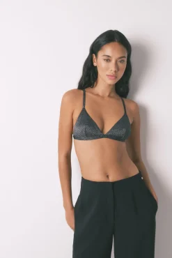 Women'secret Sujetador NATURAL lurex terciopelo