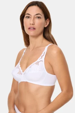 Playtex Sujetador sin aros microfibra con encaje