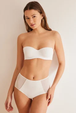 Women'secret Sujetador sin tirantes algodón