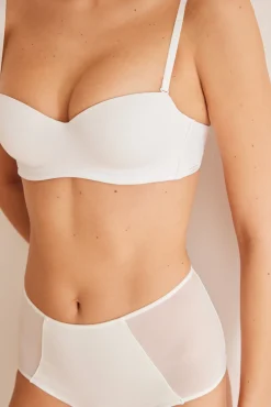 Women'secret Sujetador sin tirantes algodón
