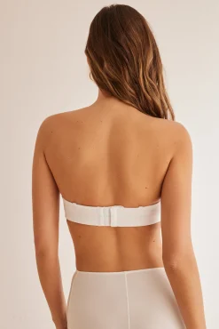 Women'secret Sujetador sin tirantes algodón