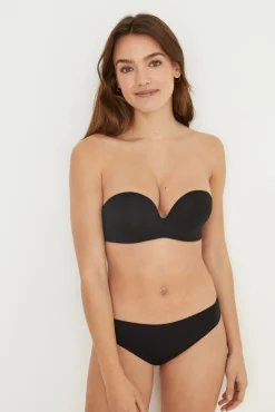 Women'secret SUPERB Sujetador sin tirantes súper push up microfibra