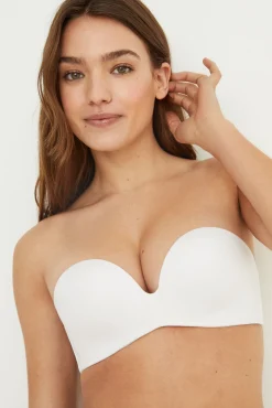 Women'secret SUPERB Sujetador sin tirantes súper push up microfibra
