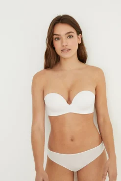 Women'secret SUPERB Sujetador sin tirantes súper push up microfibra