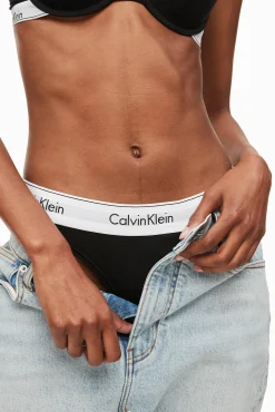 Calvin Klein Tanga cinturilla elástica Modern Cotton