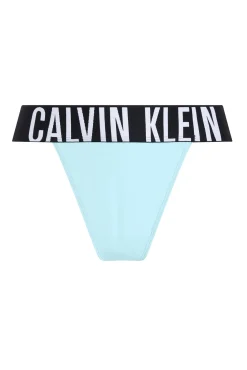 Calvin Klein Tanga de tiro alto logo