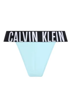 Calvin Klein Tanga de tiro alto logo