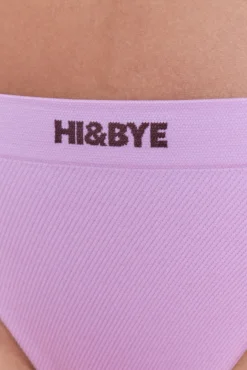 HI&BYE Tanga seamless lila