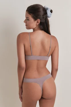 HI&BYE Tanga seamless marrón