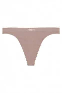 HI&BYE Tanga seamless marrón