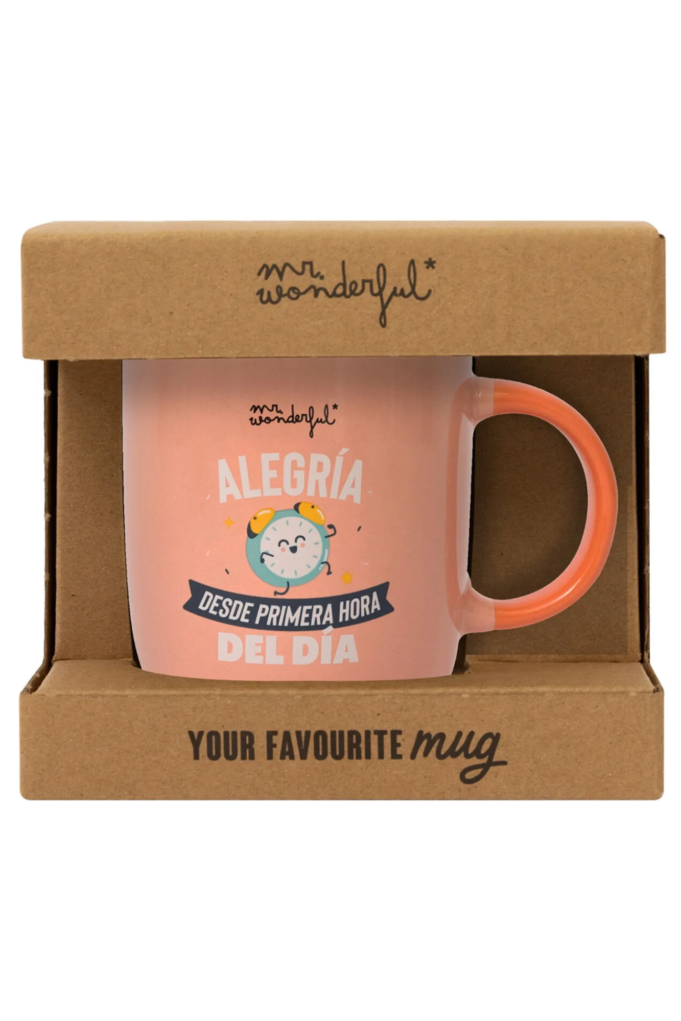 Mr. Wonderful Taza Alegría desde primera hora del día