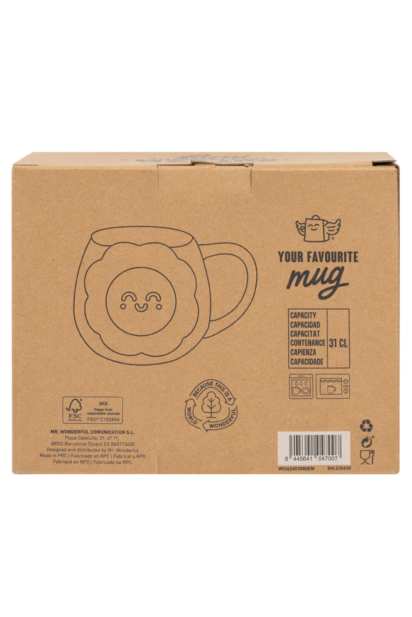Mr. Wonderful Taza 3D - Margarita