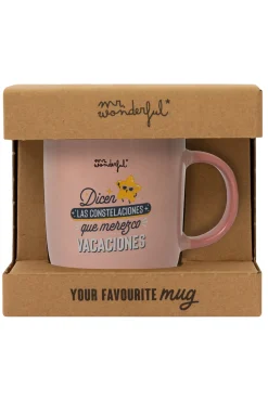 Mr. Wonderful Taza Dicen las constelaciones que merezco vacaciones