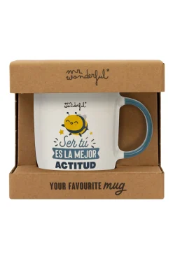 Mr. Wonderful Taza Ser tú es la mejor actitud