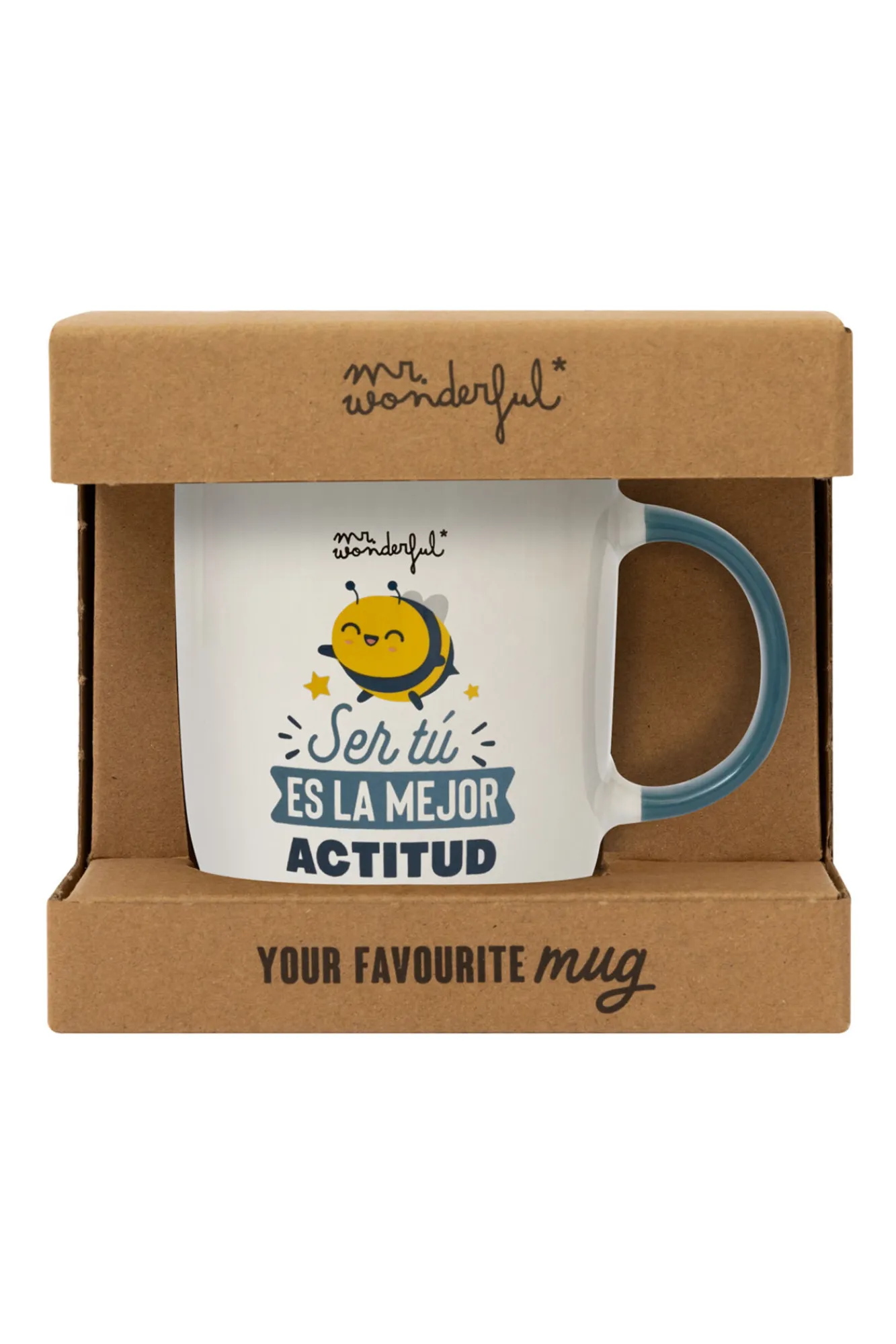 Mr. Wonderful Taza Ser tú es la mejor actitud