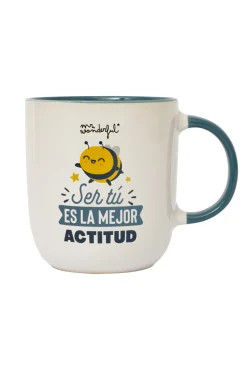 Mr. Wonderful Taza Ser tú es la mejor actitud