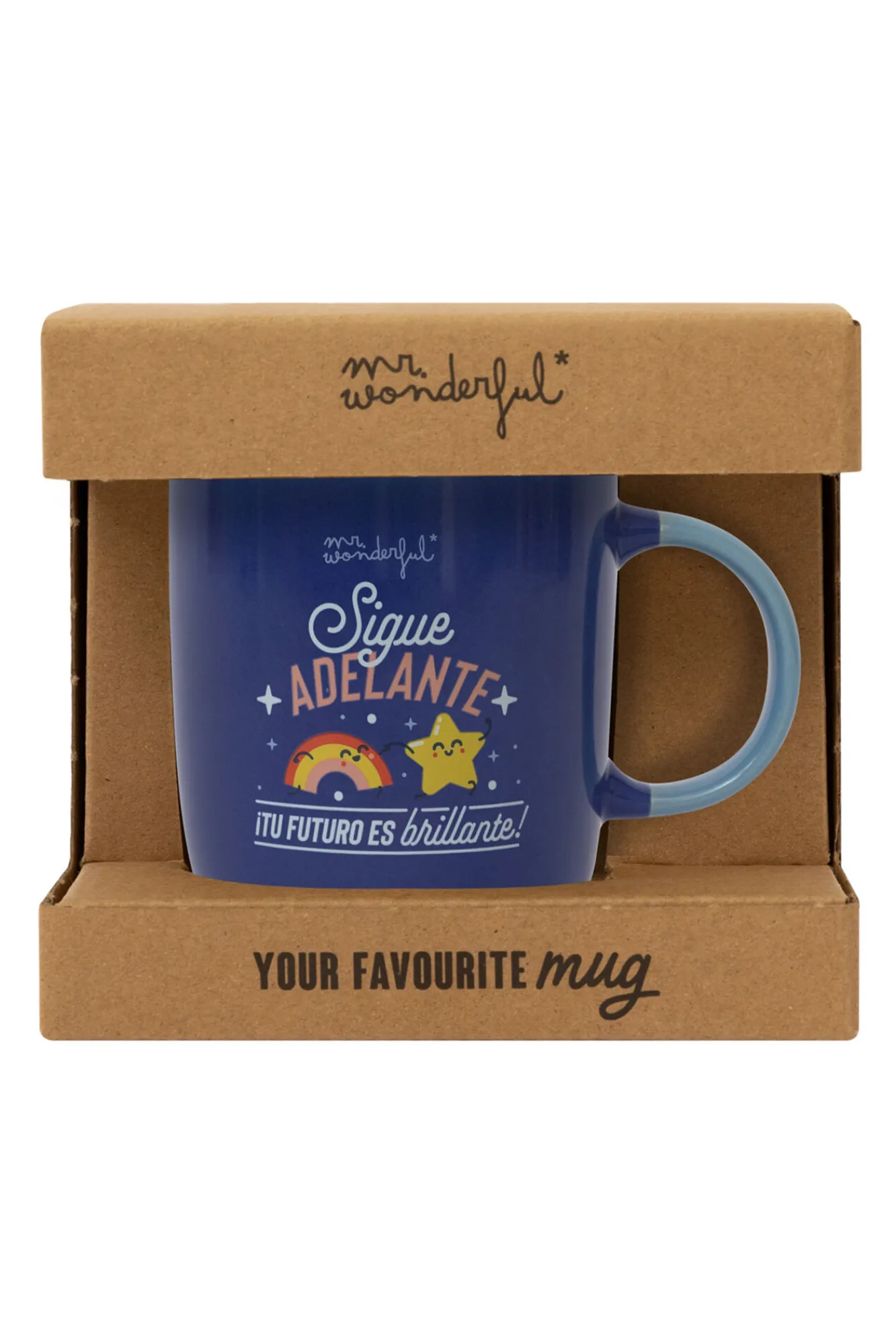 Mr. Wonderful Taza Sigue adelante, ¡tu futuro es brillante!