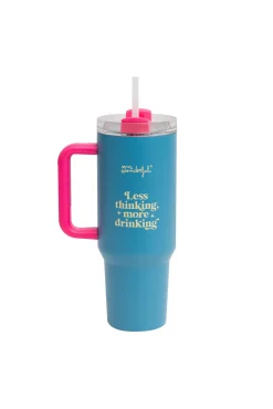 Mr. Wonderful Taza take away térmica - Less thinking, more drinking